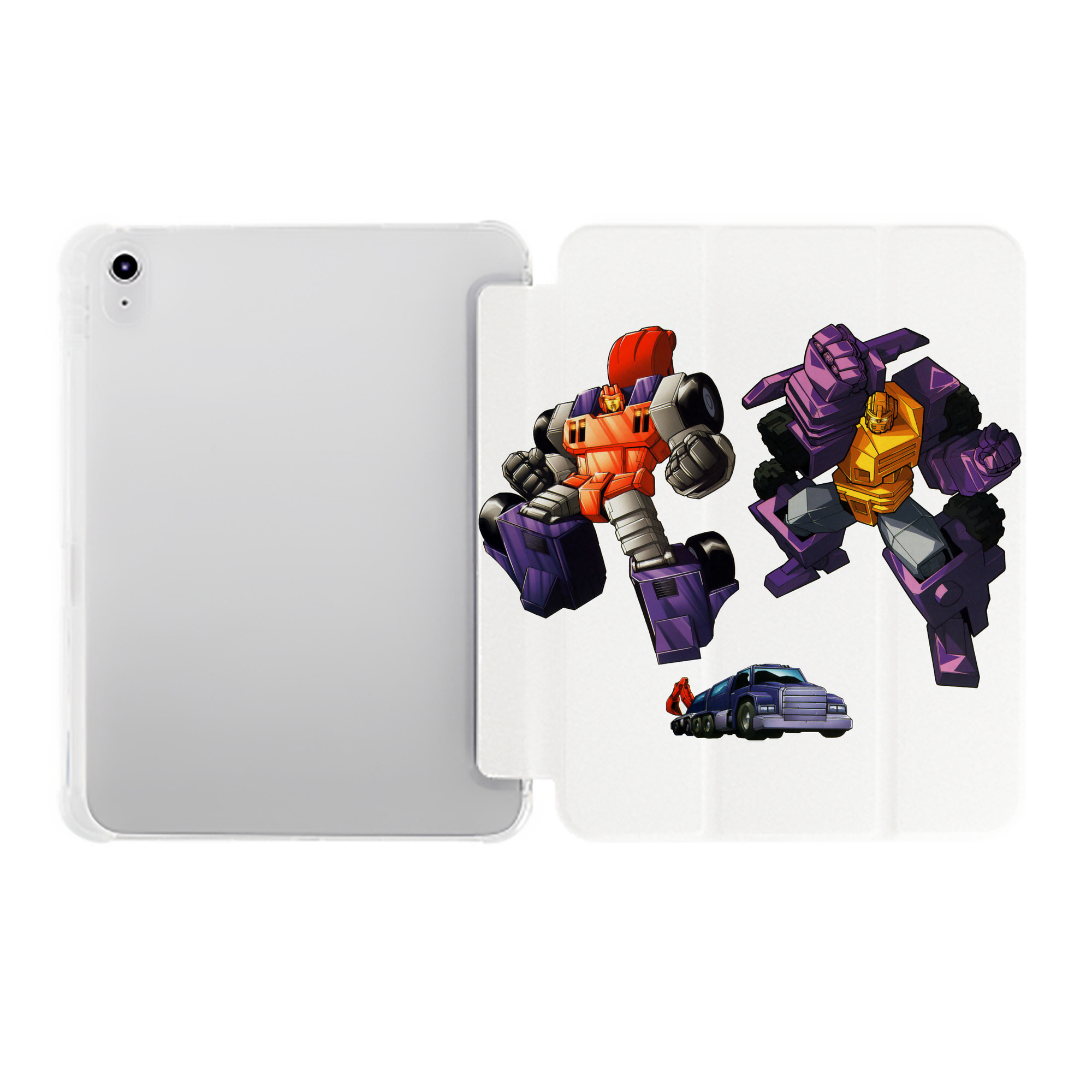（画像用）  IPad ケース ペン収納付き 三つ折りスタンド PUレザー×シリコン 対応機種9.5/10.5/10.9インチ
